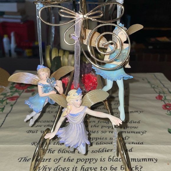 2001 Hallmark Frostlight Faerie Ornament Lot! - Picture 1 of 11